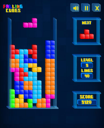 Falling Cubes Falling Cubes